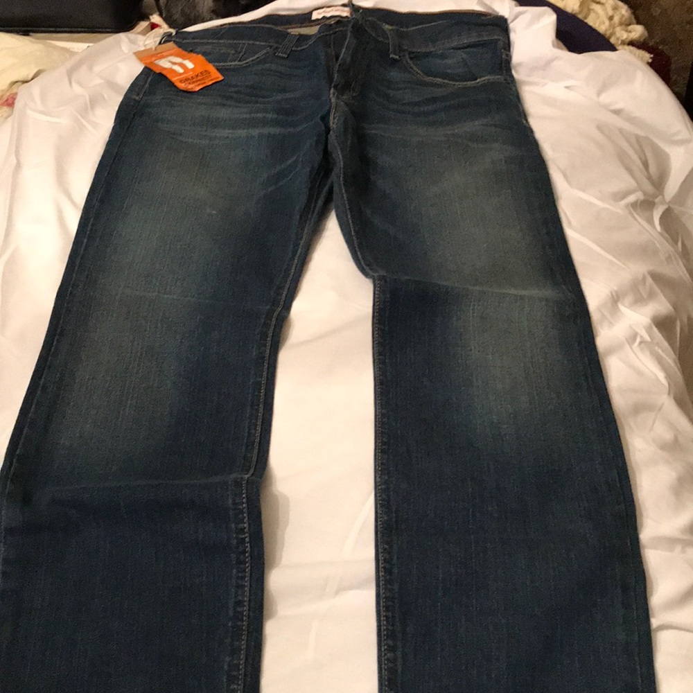 Men’s Dark Denim Skinny Jeans